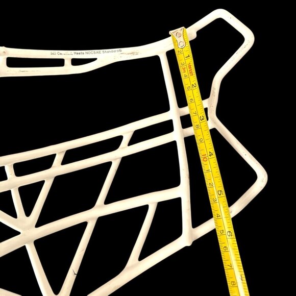 Riddell Custom Face Mask White for Full-Size Football Helmet Faceguard White Met - Picture 10 of 10